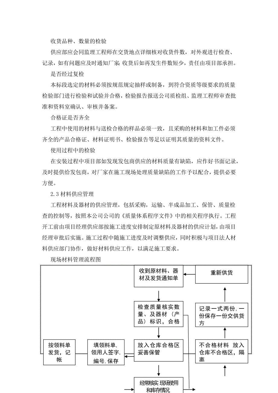 施工组织计划10kv扒变512线路改造等工程-技术部分(1)_第5页