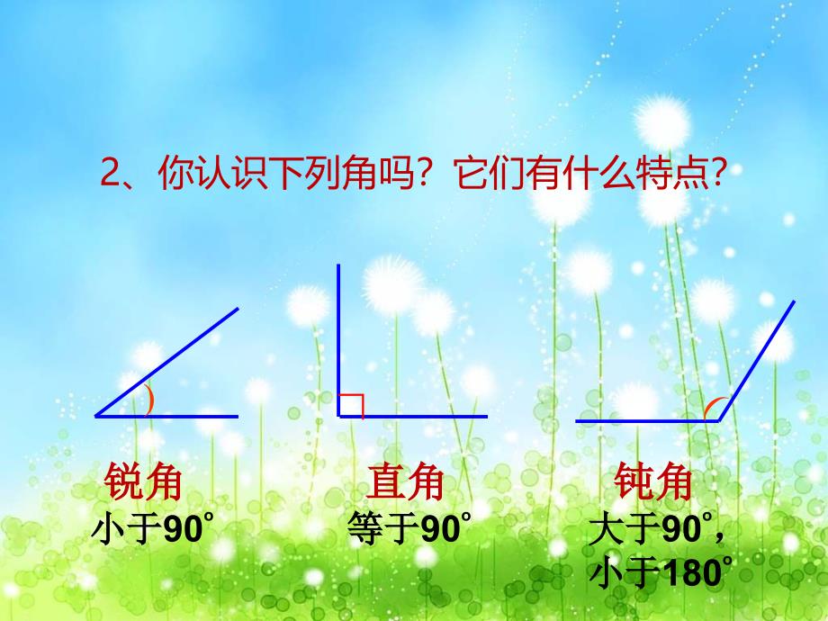 四年级上册数学课件 - 第三章3角的分类 人教新课标_第3页