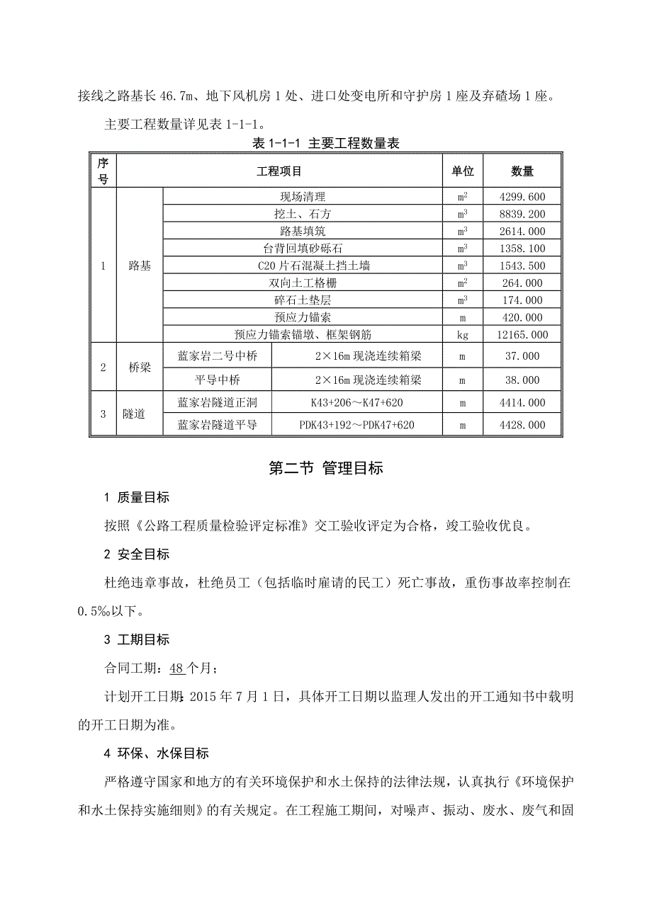 绵竹至茂县公路篮家岩隧道施工设计_第2页