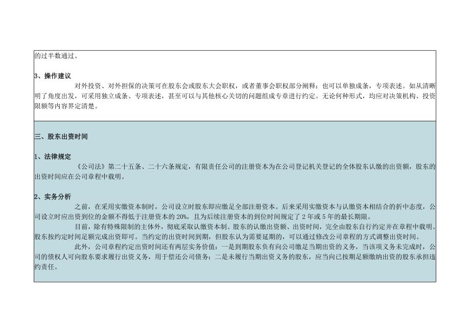 公司章程可自由约定的事项._第3页