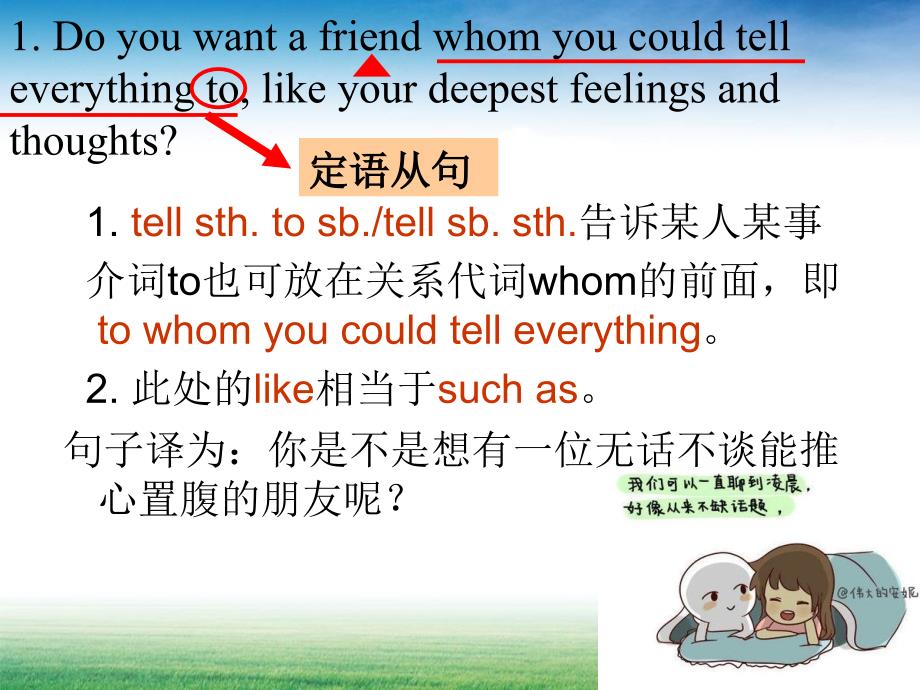 高中英语必修一unit1-friendship-language-points_第4页