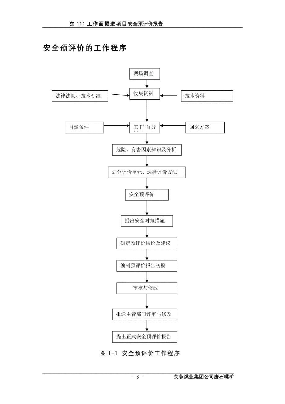 煤矿东111掘进设计安全预评价报告剖析_第5页
