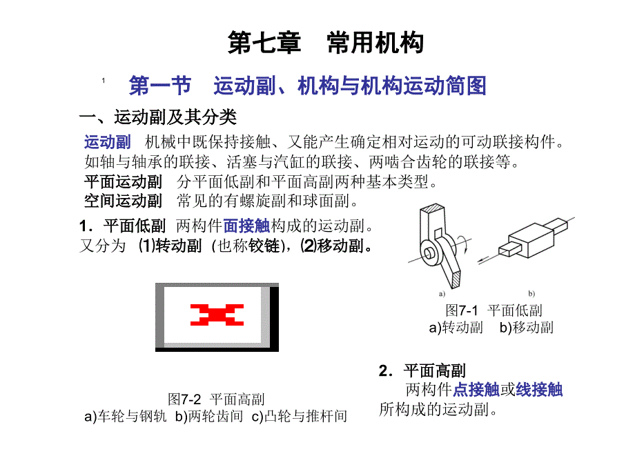 工业设计机械基础第2版教学ppt作者阮宝湘第七章、第八章课件下载讲义_第1页