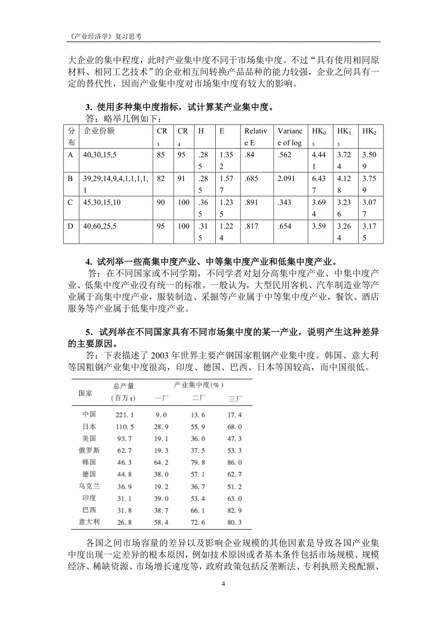 王俊豪 产业经济学(第一版)所有复习题答案._第4页