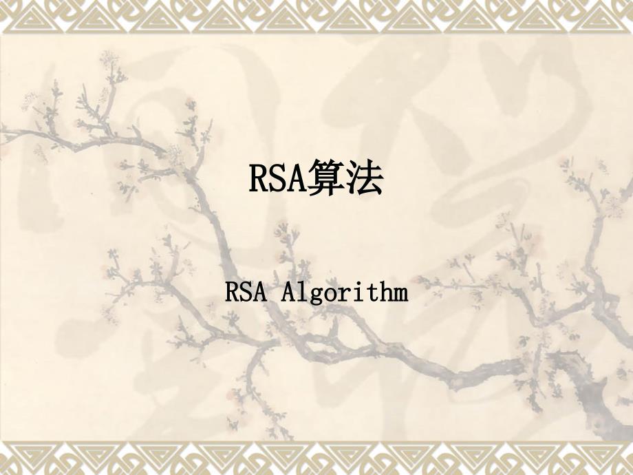rsa算法剖析_第1页