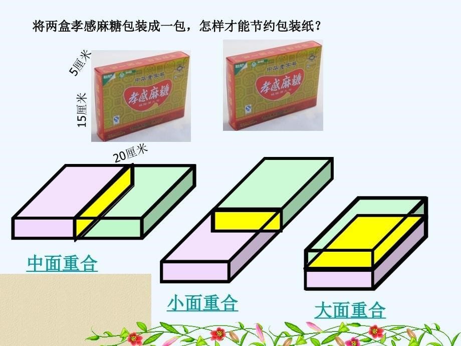 （精品）数学人教版五年级下册长方体正方体表面积的应用_第5页