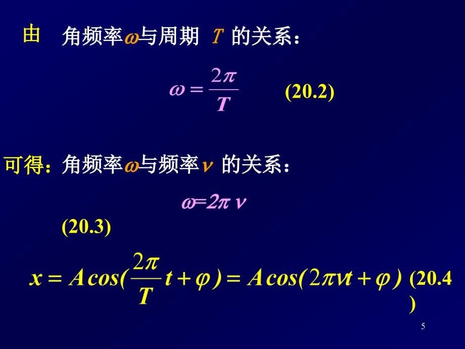 大学物理下册第20章 振动 课件讲义_第5页