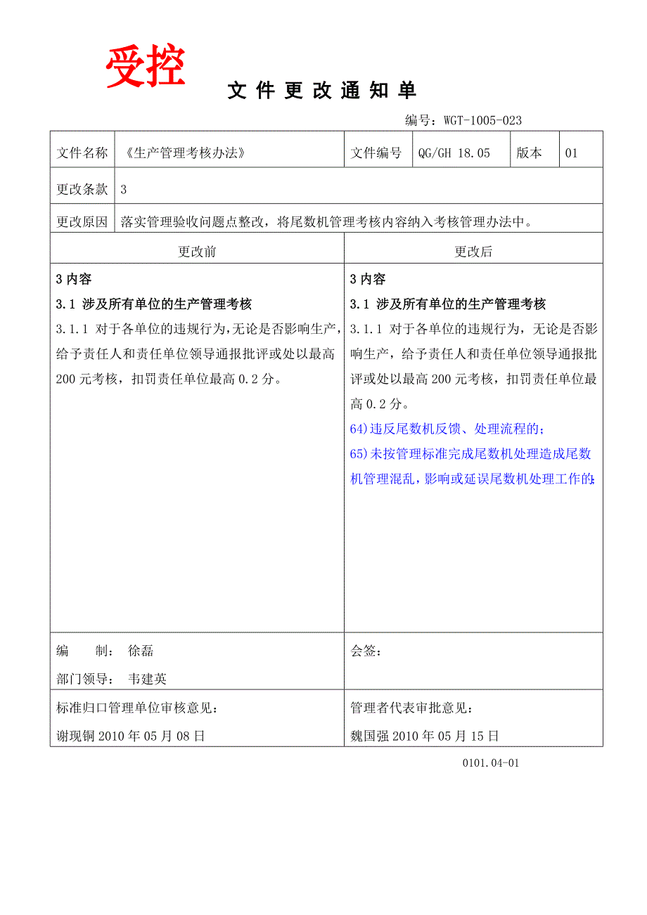 qg.gh_18.05-01_生产管理考核办法剖析_第1页