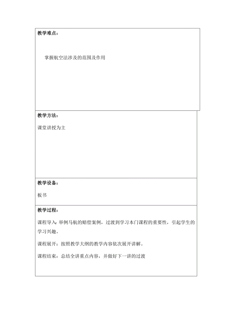 民用航空法 教案(1-18周)讲义_第3页