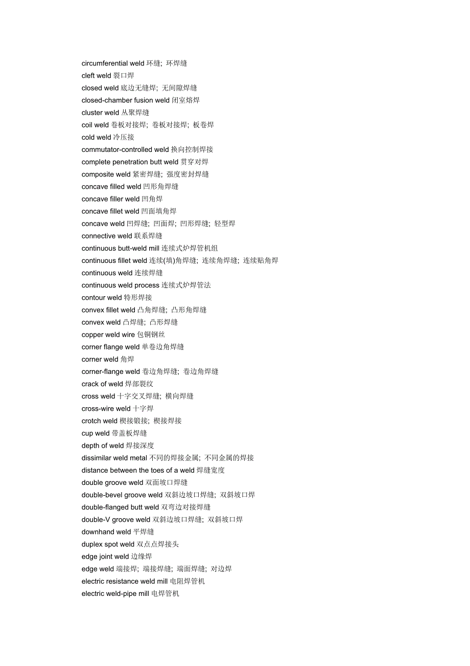 焊接英语专用词汇._第2页