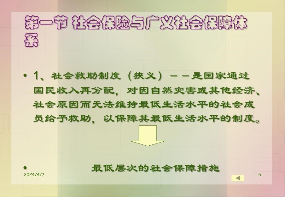 第三章社会保险与社会保障体系概述解析._第5页