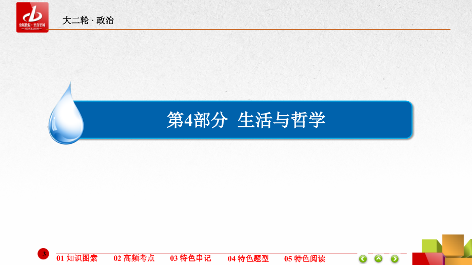 2016高考政治特色专题4生活与哲学特色专题概要_第3页