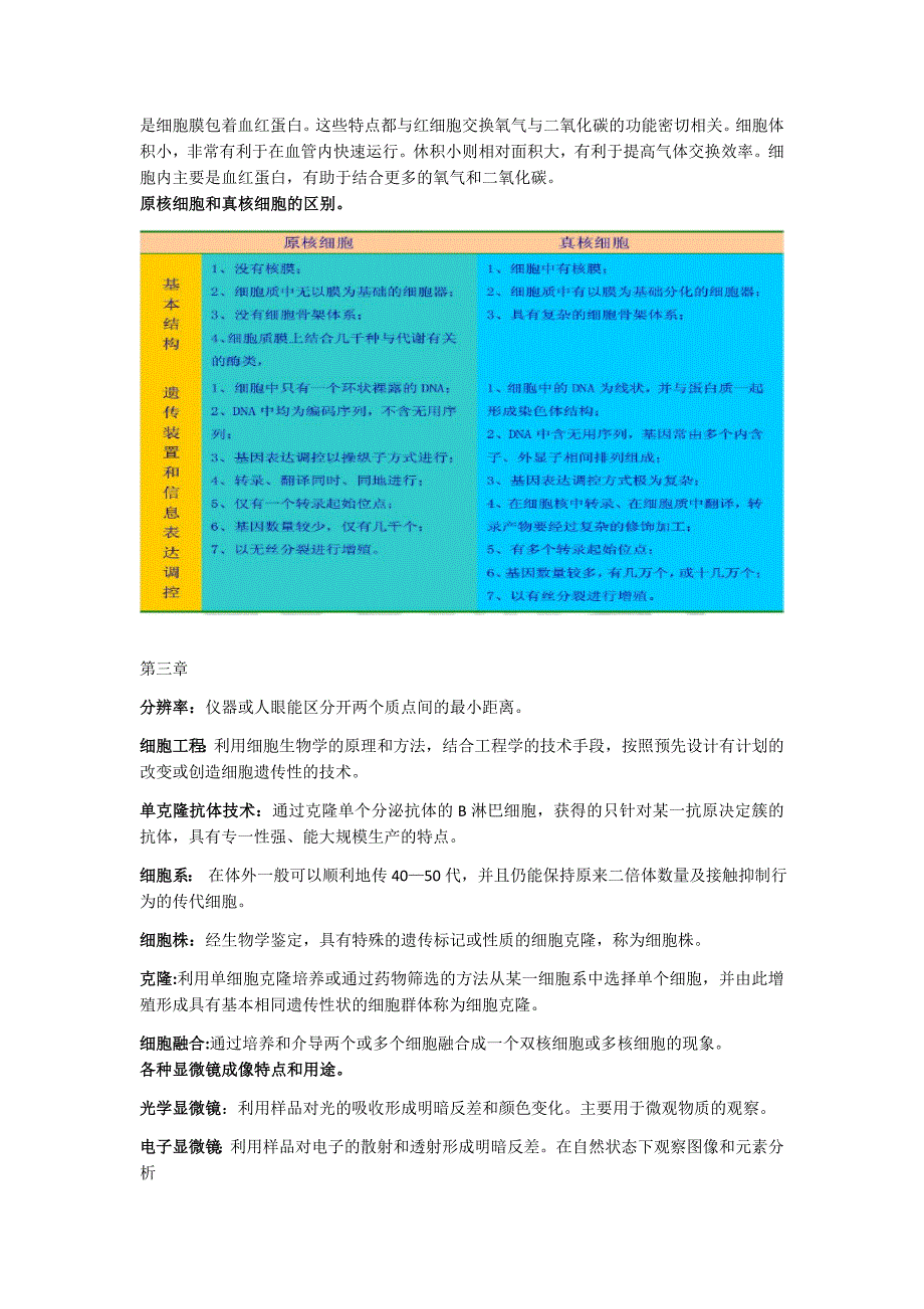 细胞生物学提纲加答案汇总_第2页