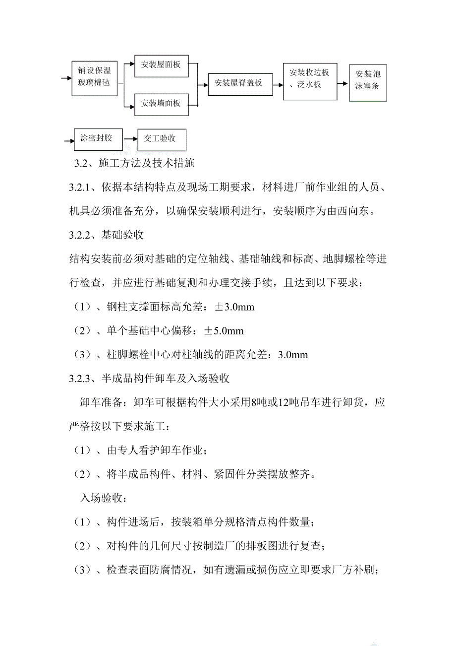 某钢结构彩板安装工程施工方案讲义_第4页