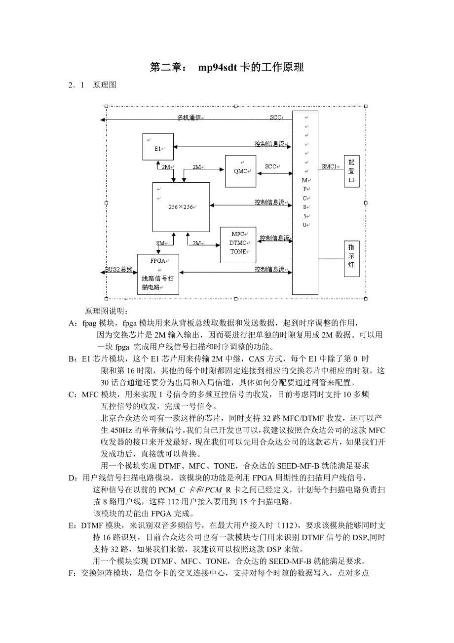 mp9400语音信令卡(mp94sdt)_说明书剖析_第5页