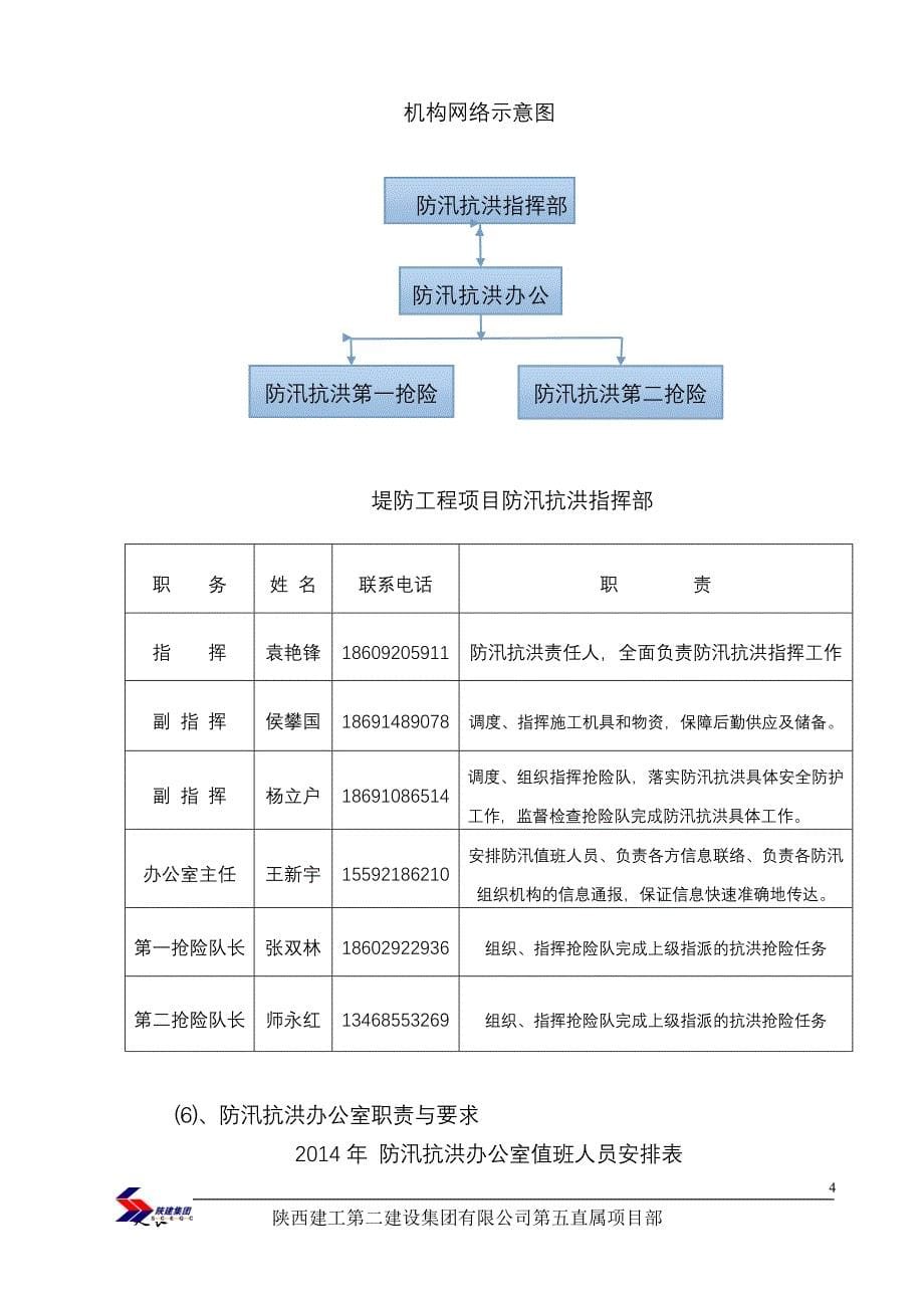 堤防工程防汛应急预案._第5页