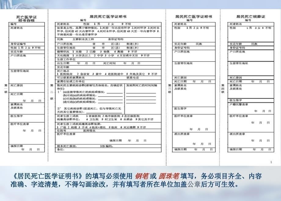 居民医学死亡证明死因直报培训_第5页