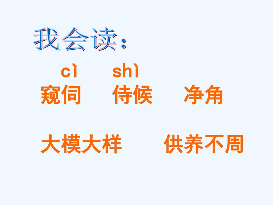 人教版本四年级上《13、白鹅》_第4页