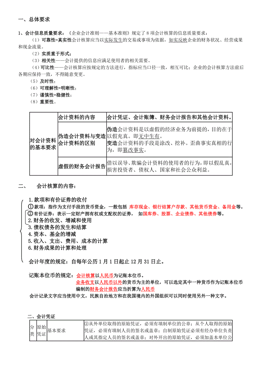 财经法规与职业道德重点知识归纳(第一章)._第3页