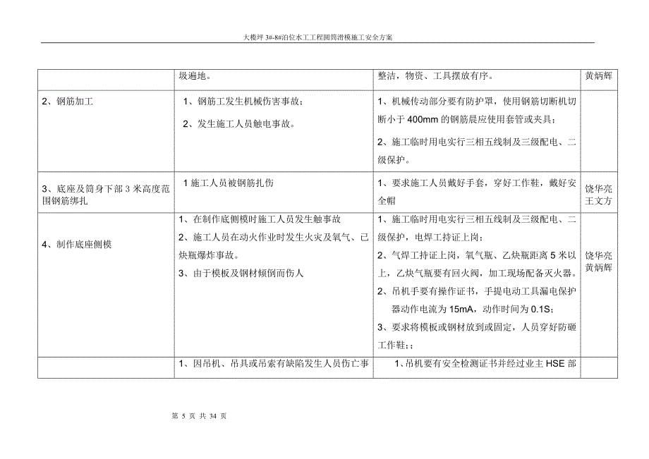 圆筒滑模施工安全方案讲诉._第5页