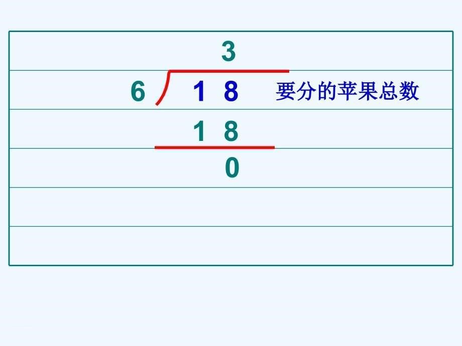 （精品）数学北师大版二年级下册分苹果（除法竖式计算方法）_第5页