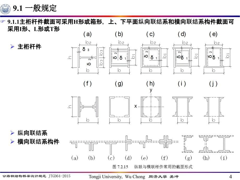 公路钢结构桥梁设计规范jtgd64-20159钢桁梁_第5页