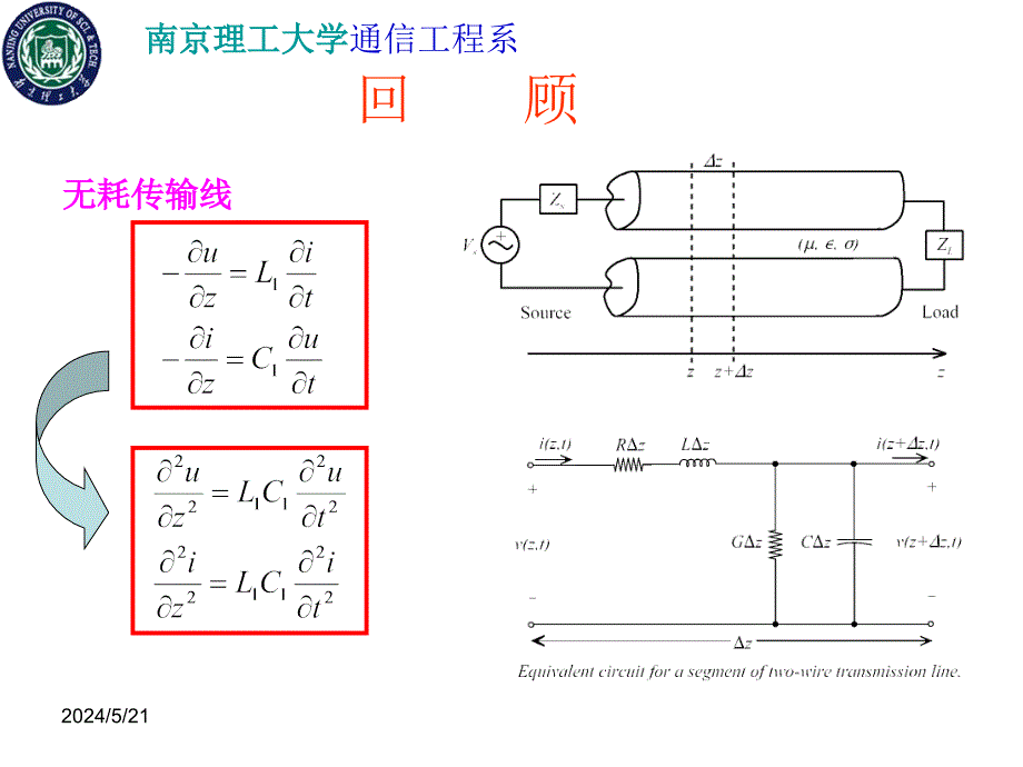 射频电路理论与技术-lectrue1(传输线性质及工作状态)_第2页