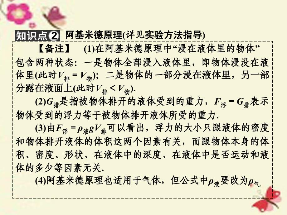 【全程中考】陕西省2016中考物理总复习教材同步复习第9章压强和浮力课时2浮力物体的浮与沉课件概要_第4页