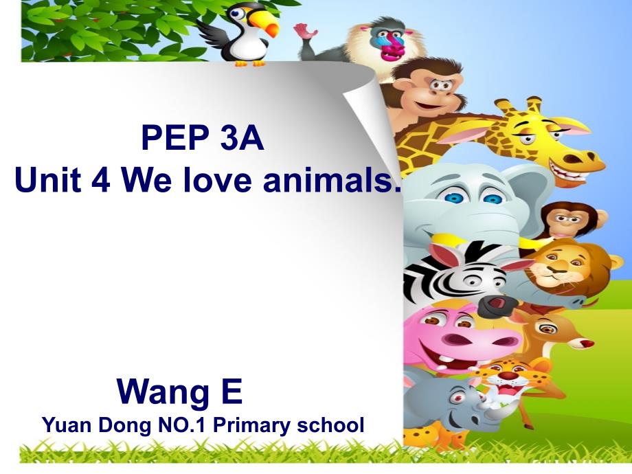 unit4 we love animals_第3页