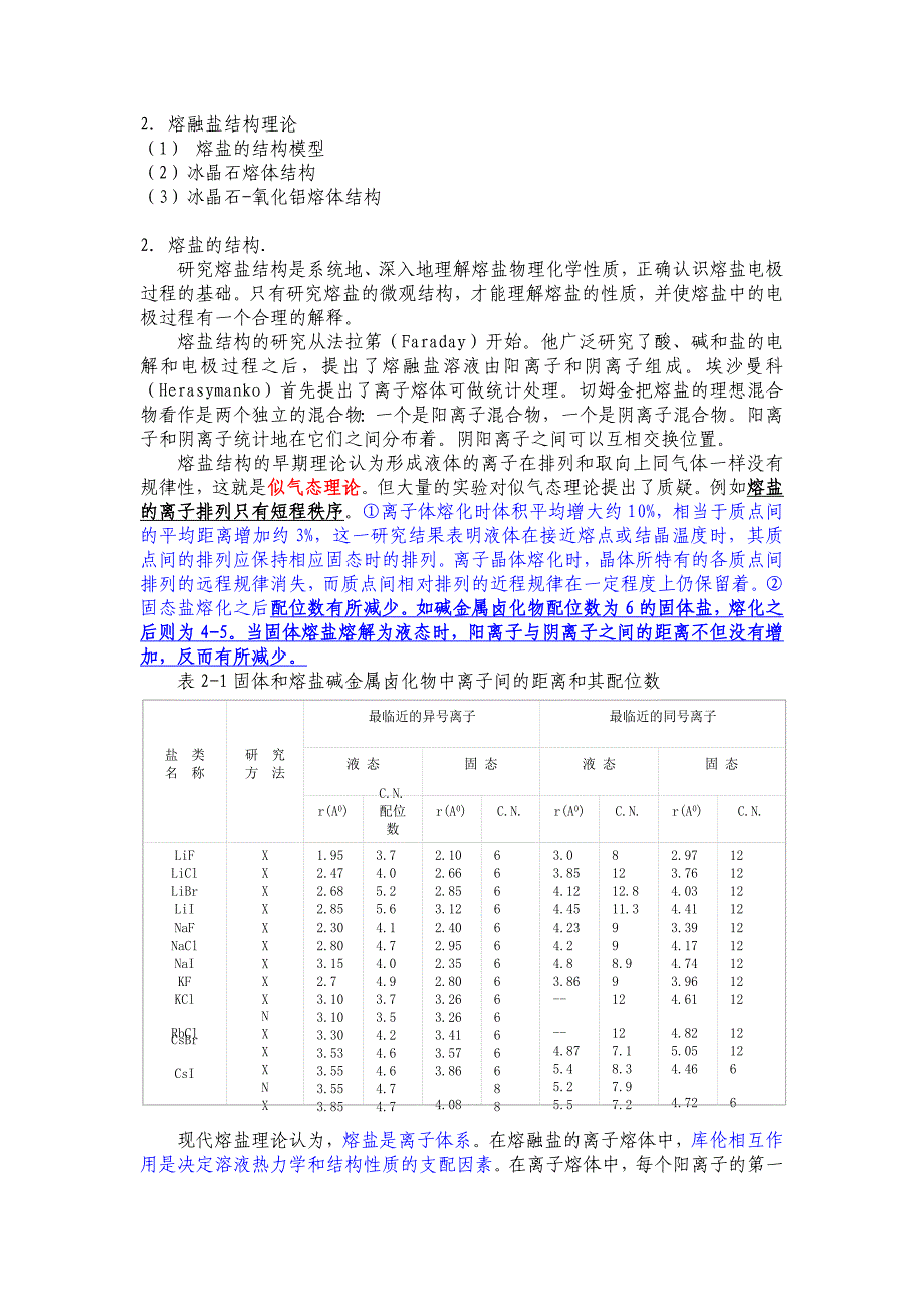 第二章 熔盐结构_第1页