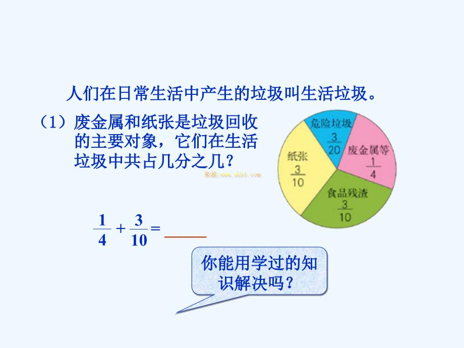 （精品）数学人教版五年级下册异分母分数相加减_第3页