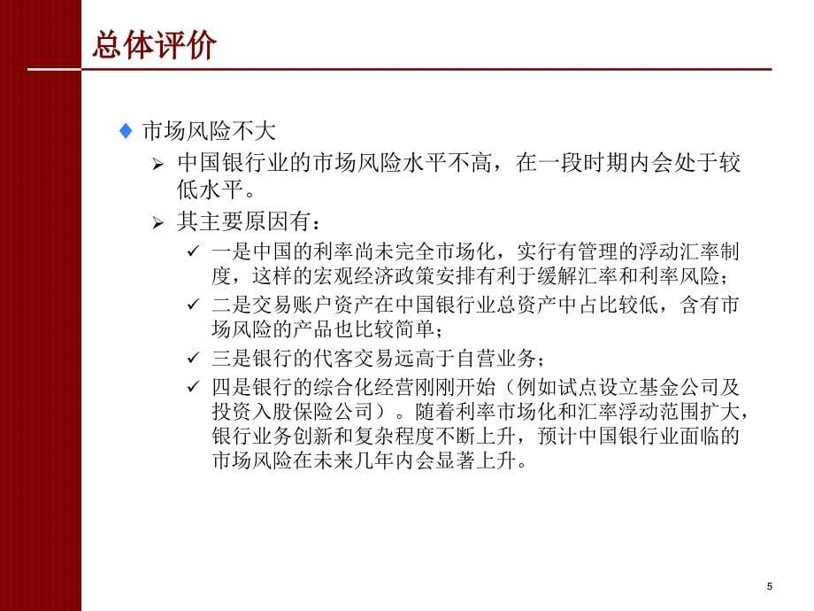 商业银行市场风险管理的监管政策及执行_第5页