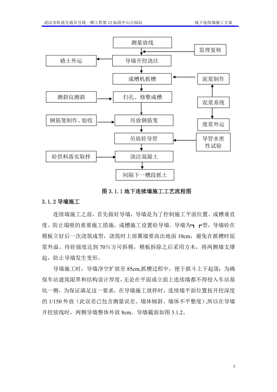 地下连续墙施工方案讲诉._第3页