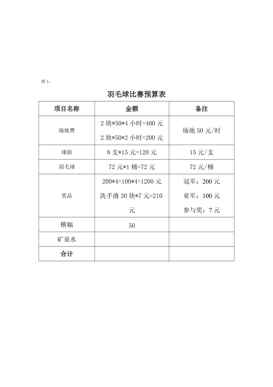 第二届羽毛球比赛策划方案_第4页