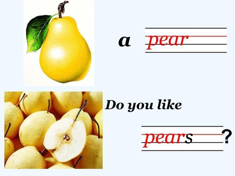 三年级英语下册unit 5 do you like pear？_第5页