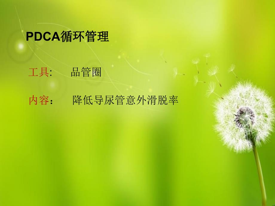 完稿降低导尿管意外滑脱的pdca循环管理_第4页