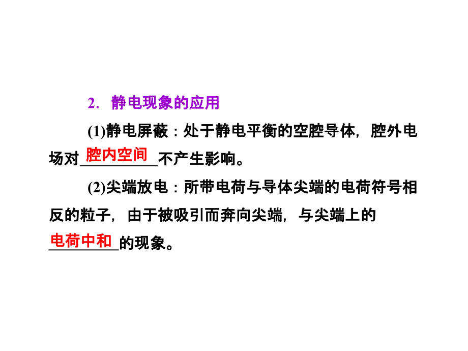 第六章 静电场第3单元 静电现象 电容器 带电粒子在电场中的运动(82张ppt)_第4页