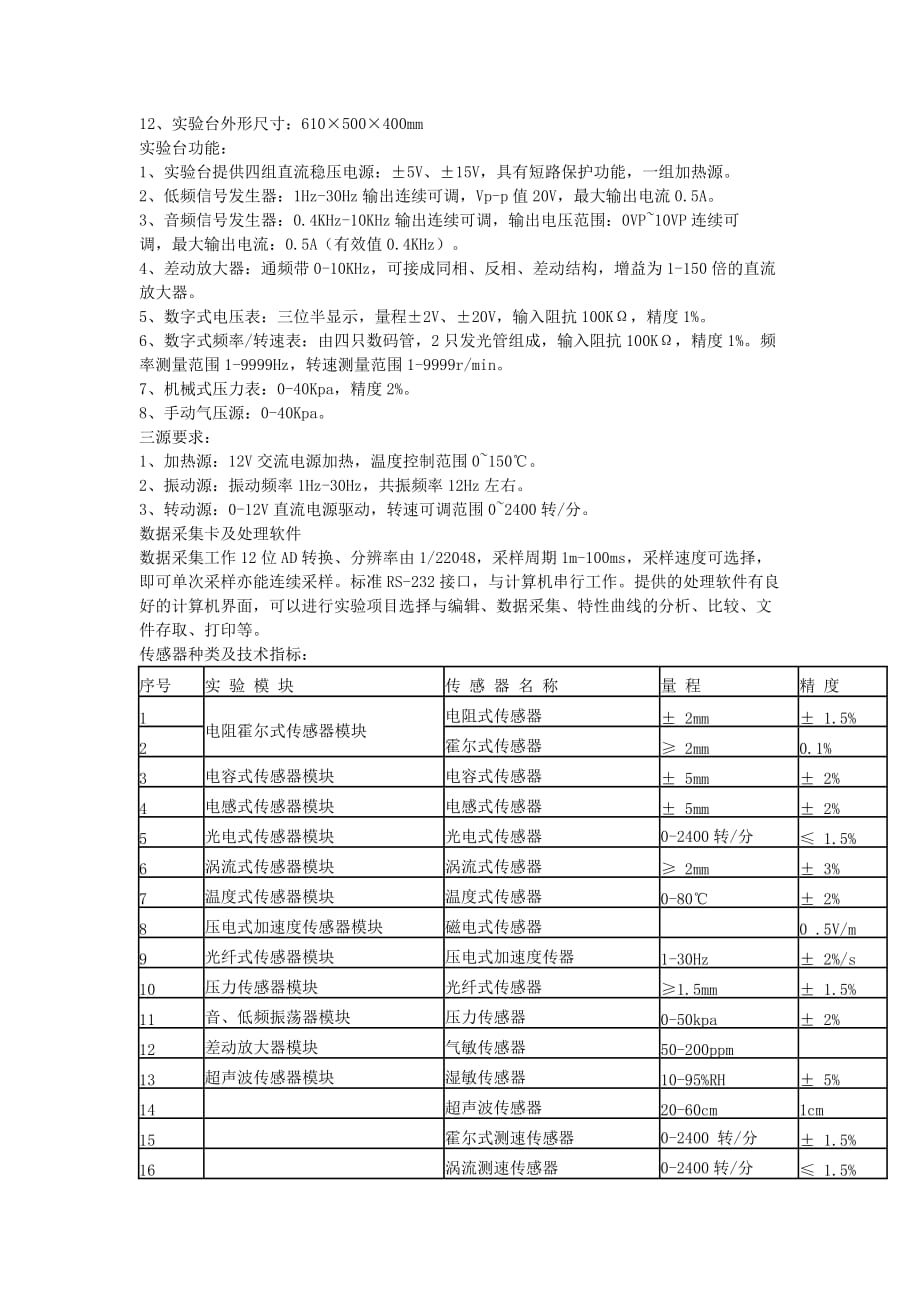 yuy-113传感器检测与转换实验台(17种)剖析_第2页