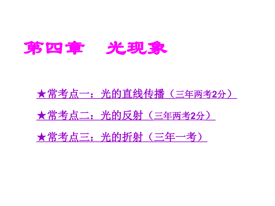 2017中考物理总《光现象复习》_第1页