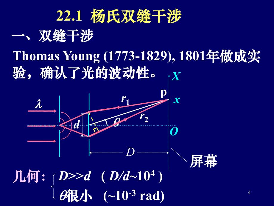 大学物理学第三版(张三慧)课件第22章光的干涉_第4页