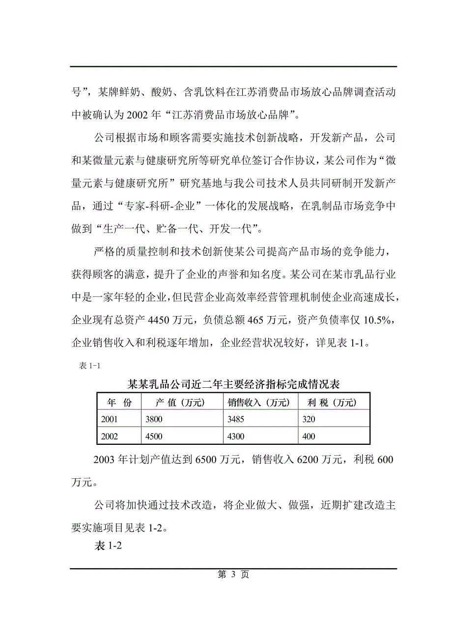 某乳品深加工项目可行性研究报告讲义_第3页