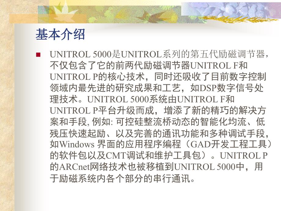 abbunitrol5000励磁系统技术培训剖析_第4页