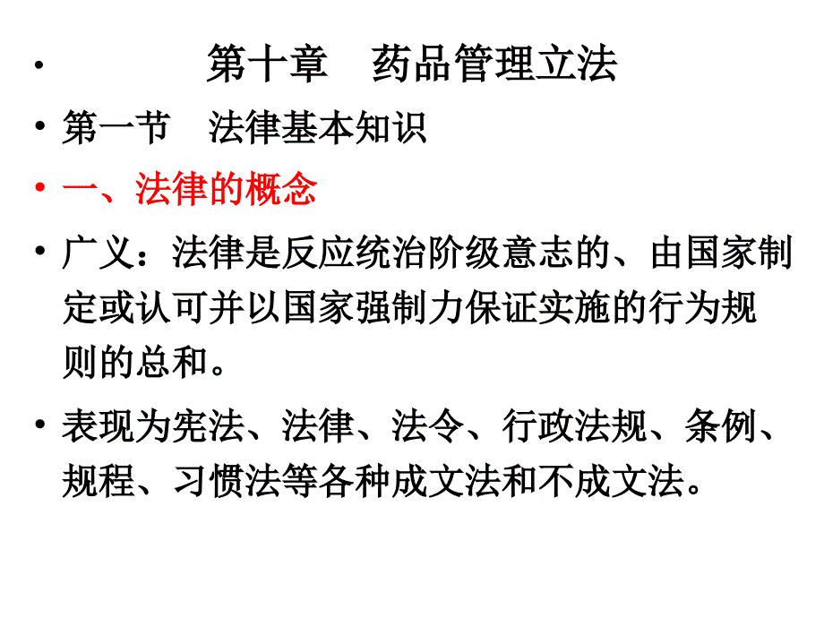 第十章法规及药品管理法.._第1页