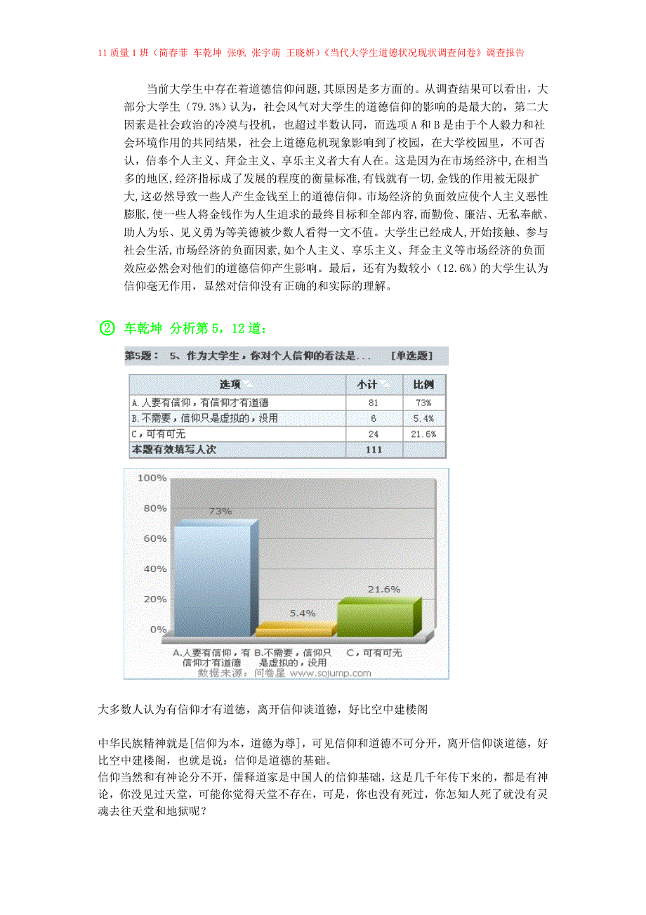 当代大学生道德现状调查报告讲义_第4页