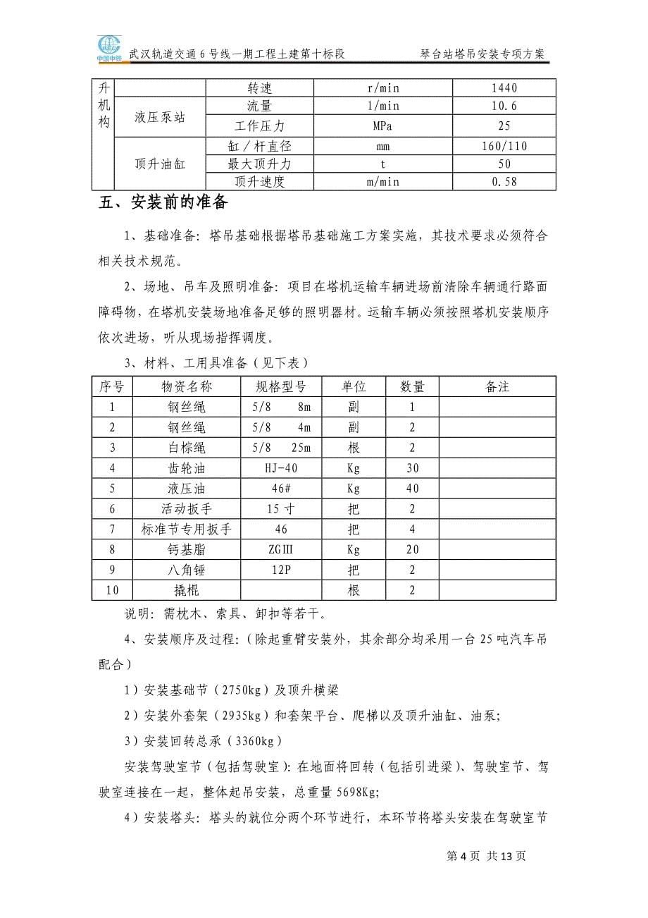 塔吊安装方案._第5页