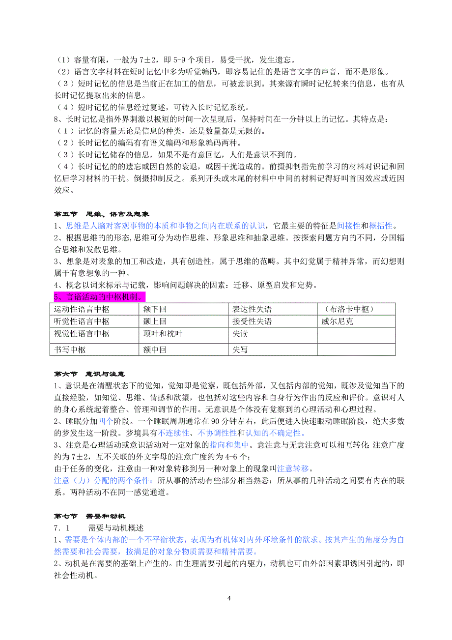 国家心理咨询师二级理论重点._第4页