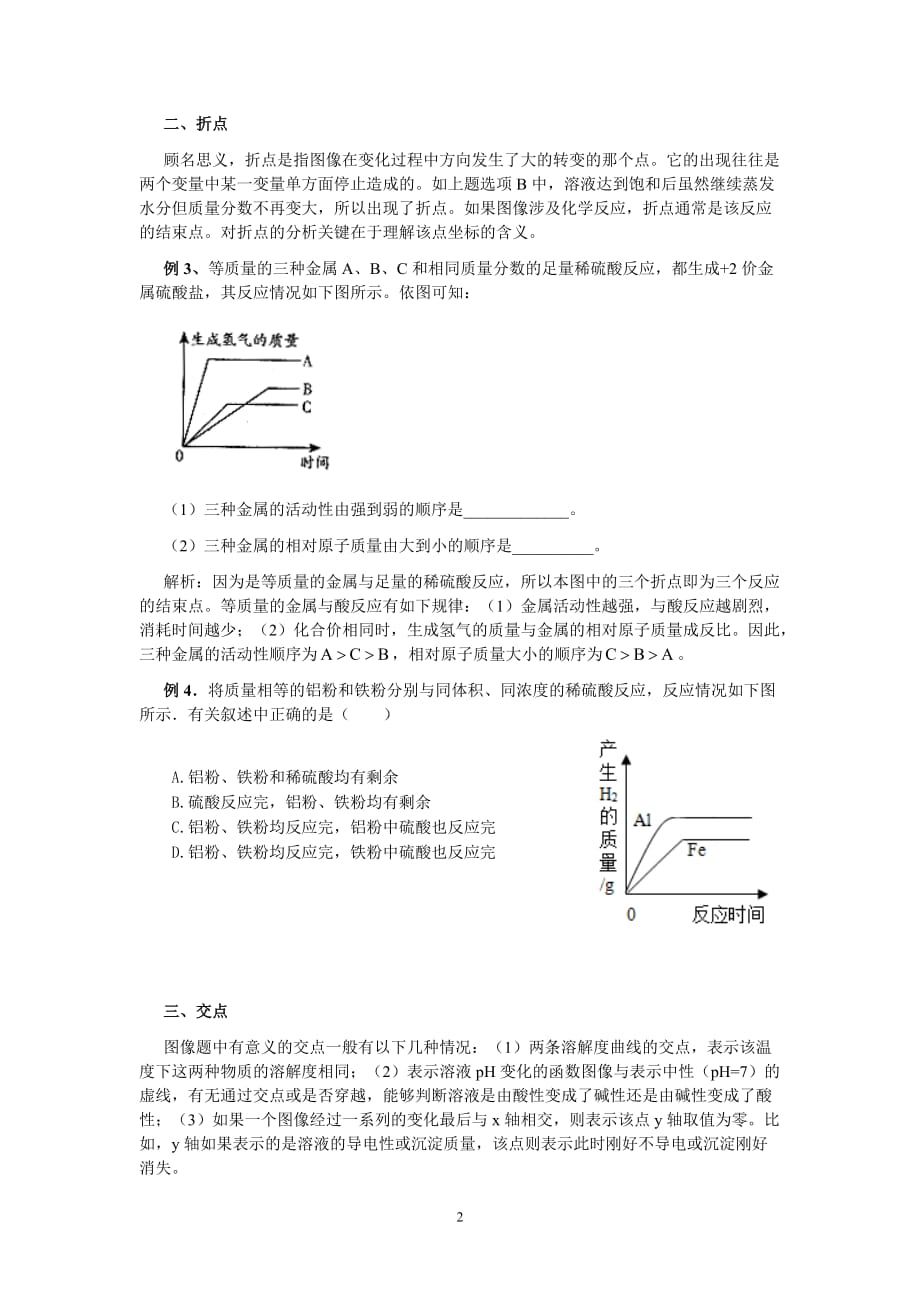 中考冲刺3-图像学生版剖析_第2页