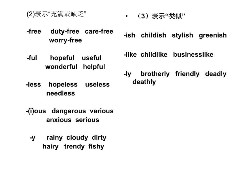 英语四级常见词根词缀整理剖析._第5页