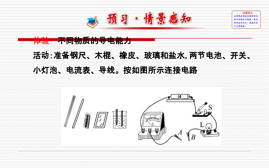 第十一章第六节+不同物质的导电性能(共40张ppt)_第2页