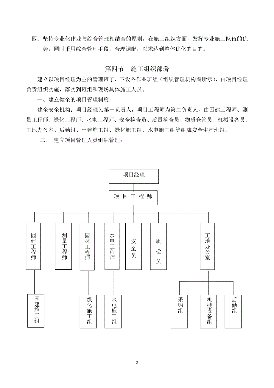 园林绿化工程施工组织设计方案23页_第2页